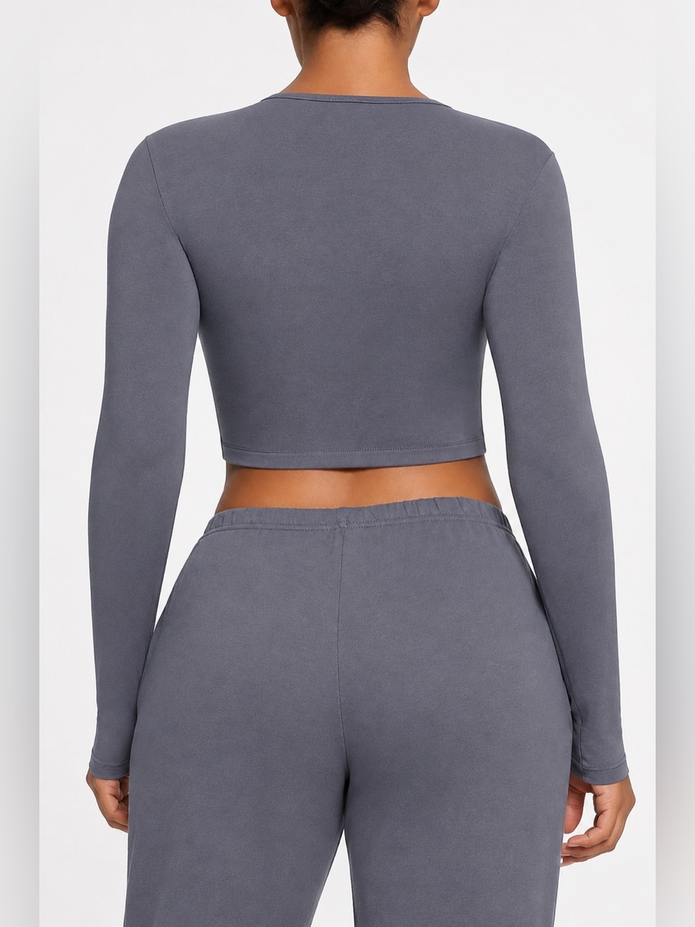 SKIMS Slate Blue New Vintage Long Sleeve Top